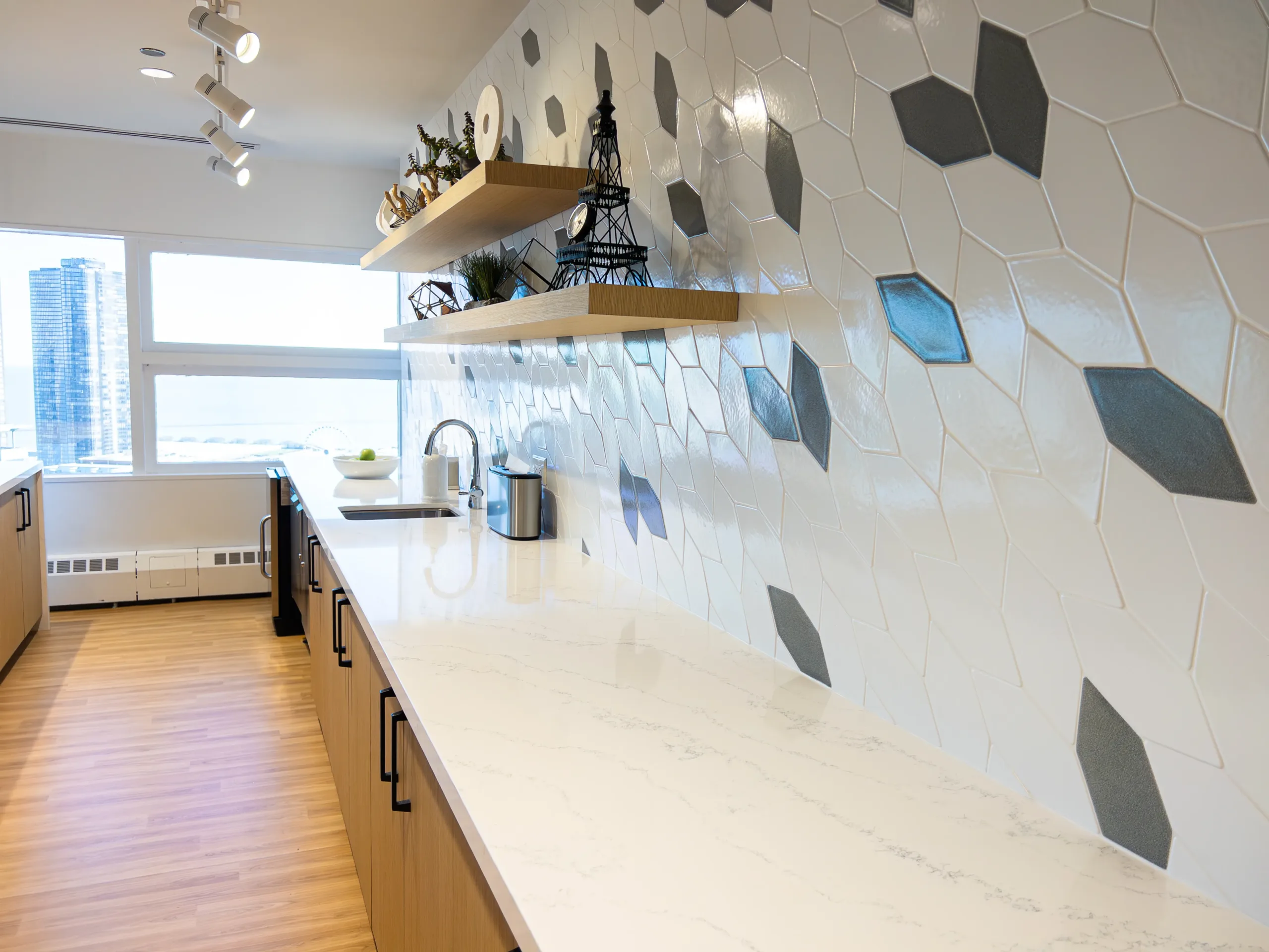 Elegant tile backsplash installations by Grand Remodeling Center in Spring, TX