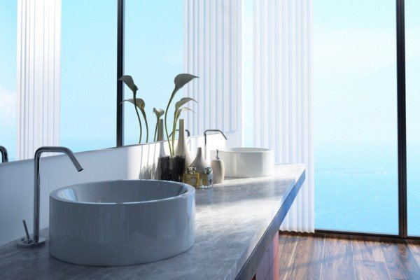 Stylish bathroom vanity tops by Grand Remodeling Center in Spring, TX