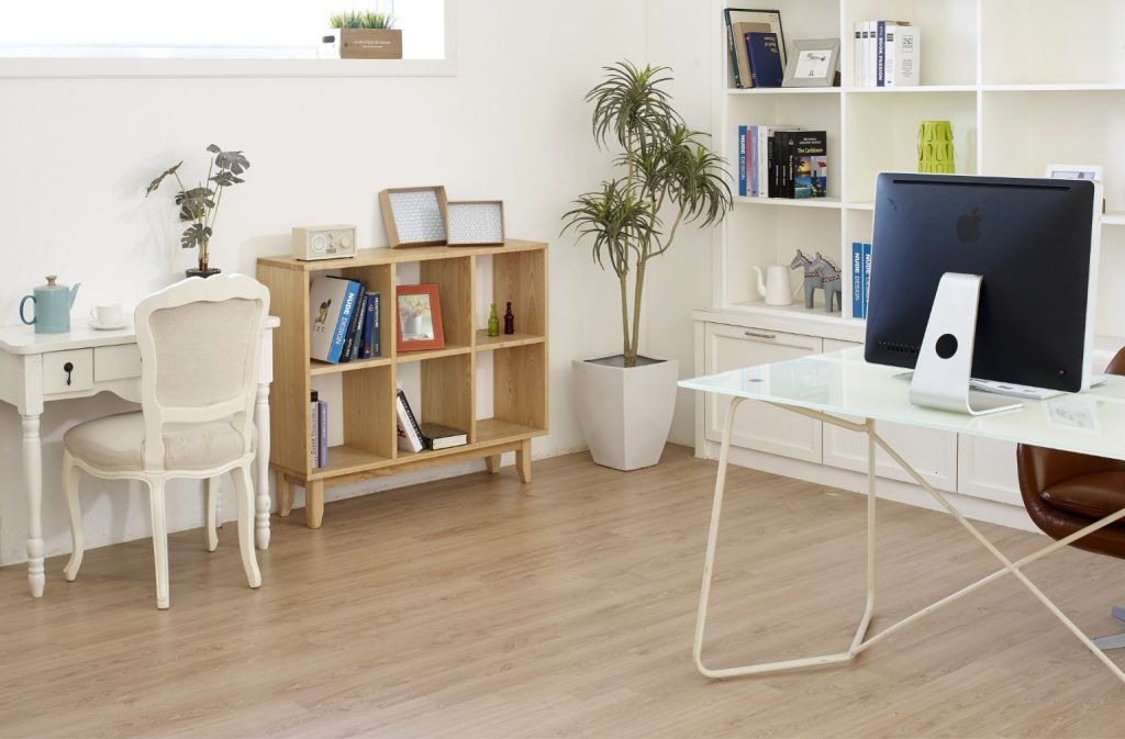 Luxury Vinyl Flooring in Office By Grand Remodeling in Spring, TX