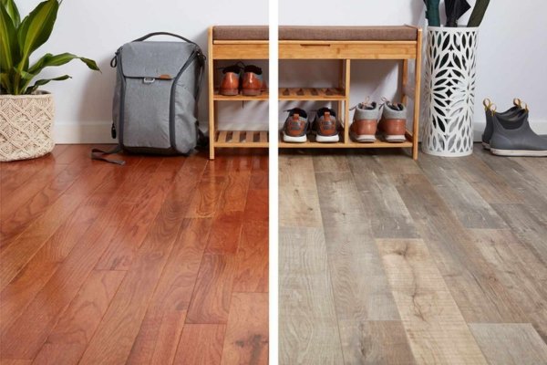 Laminate Flooring Comparison of laminate and hardwood flooring options